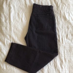 Purple brown mom jeans